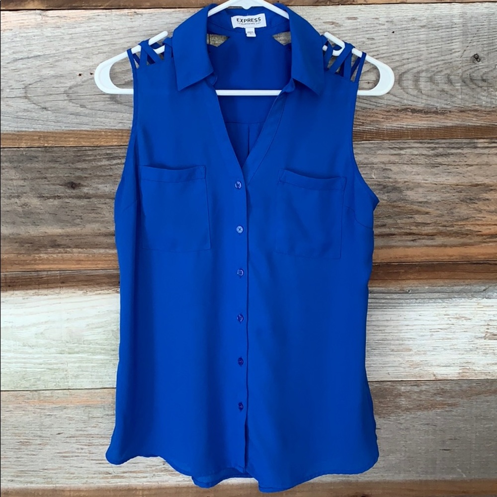 Express - Royal Blue Portofino Tank